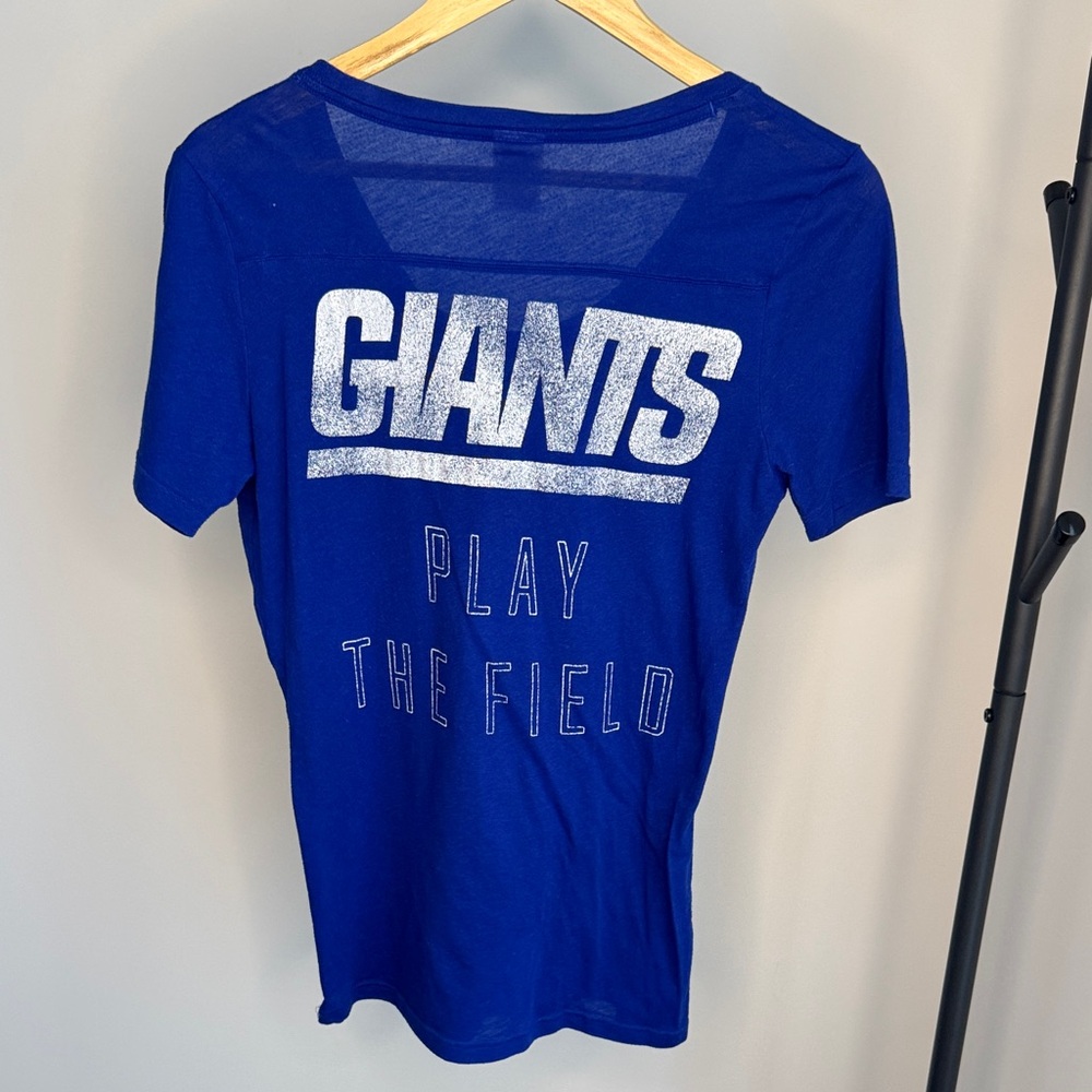 PINK Victoria's Secret Royal Blue Tee with White Logo - Picture 4 of 4